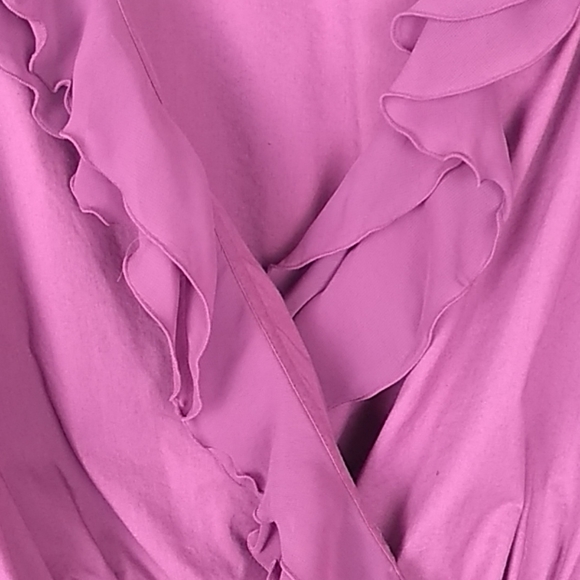 Style &Co, empire waist, flutter sleeve top, sz 22 - Picture 6 of 6